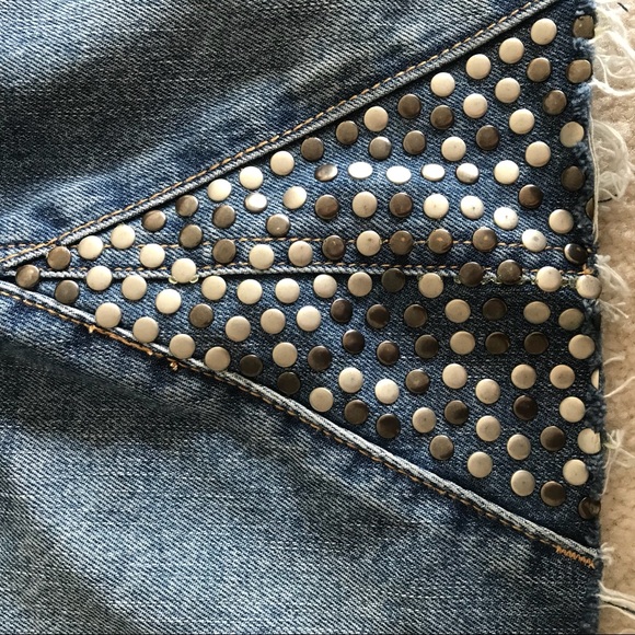 Blank NYC denim studded mini skirt - Picture 8 of 8